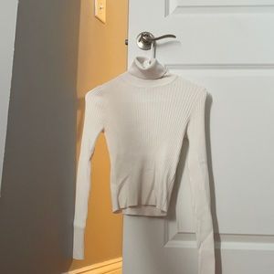 White turtle neck